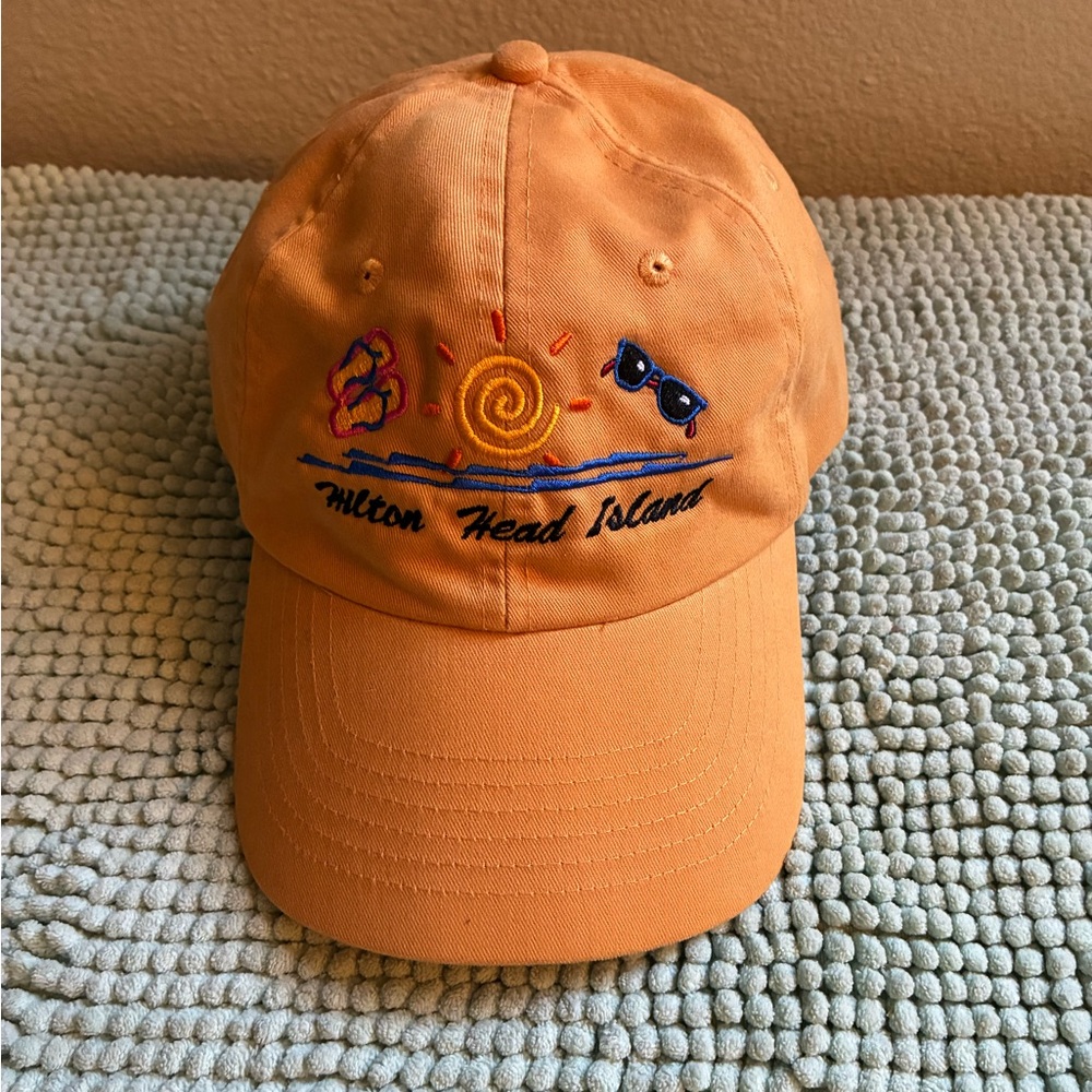 Orange Hilton Head Island Cap